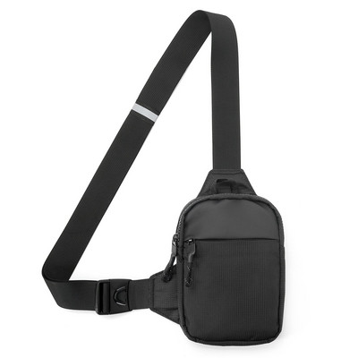 Ανδρικές τσάντες στήθους Crossbody Τσάντα ώμου Σακίδιο πλάτης με USB φόρτιση ακουστικών τρύπα καλωδίου Γυναικεία τσάντα ταξιδιού Messenger Πακέτο στήθους