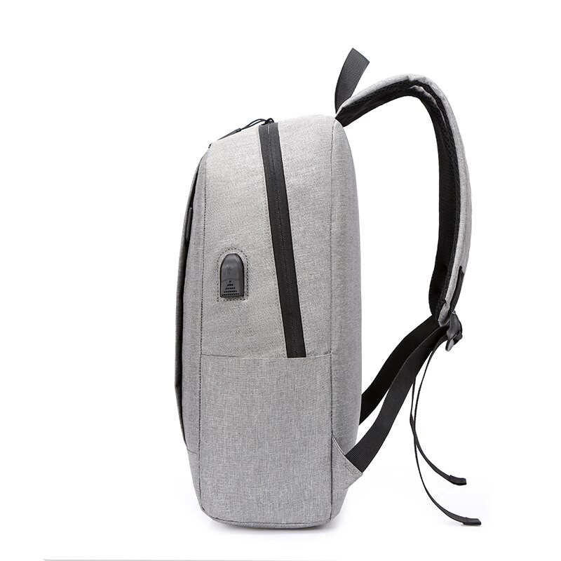 1 Πακέτο 15,6 ιντσών ανδρικό επαγγελματικό τσαντάκι πλάτης υπολογιστή απλό USB Φόρτιση Ελαφρύ σχολικό τσαντάκι Ταξίδι Μετακίνηση