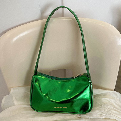 Γυναικεία PU Δερμάτινη τσάντα ώμου μασχάλη Τσάντα ώμου Μόδα Τσάντα αγορών Τσάντα ρετρό μαλακές τσάντες Casual τσάντα μασχάλης Γυναικεία