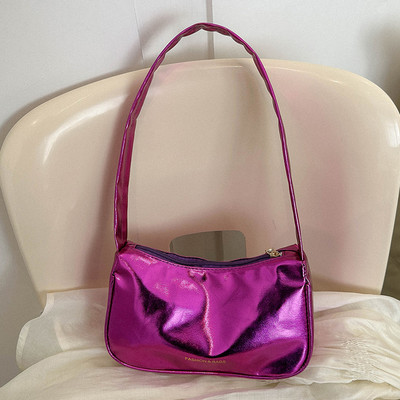 Γυναικεία PU Δερμάτινη τσάντα ώμου μασχάλη Τσάντα ώμου Μόδα Τσάντα αγορών Τσάντα ρετρό μαλακές τσάντες Casual τσάντα μασχάλης Γυναικεία