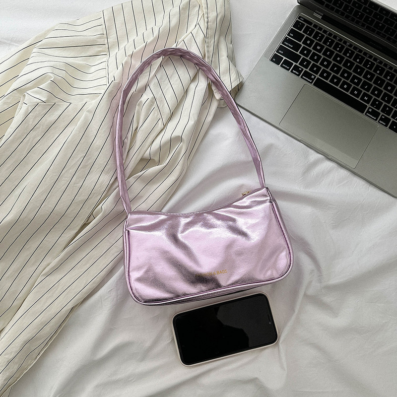 Γυναικεία PU Δερμάτινη τσάντα ώμου μασχάλη Τσάντα ώμου Μόδα Τσάντα αγορών Τσάντα ρετρό μαλακές τσάντες Casual τσάντα μασχάλης Γυναικεία