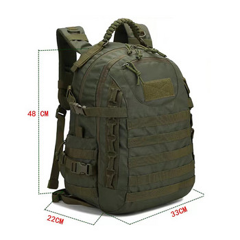35L раница за къмпинг Водоустойчива трекинг риболовна ловна чанта Военна тактическа армейска раница за катерене Molle Чанти за открито mochila