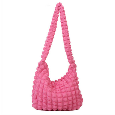 Nylon τσάντα ώμου για γυναίκες με πλισέ φυσαλίδες Cloud bag Quilted tote Cross Body τσάντα Γυναικεία τσάντα χειρός Πορτοφόλι Messenger Τσάντα αγορών