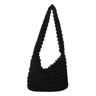 Nylon τσάντα ώμου για γυναίκες με πλισέ φυσαλίδες Cloud bag Quilted tote Cross Body τσάντα Γυναικεία τσάντα χειρός Πορτοφόλι Messenger Τσάντα αγορών