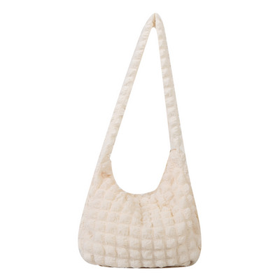 Nylon τσάντα ώμου για γυναίκες με πλισέ φυσαλίδες Cloud bag Quilted tote Cross Body τσάντα Γυναικεία τσάντα χειρός Πορτοφόλι Messenger Τσάντα αγορών