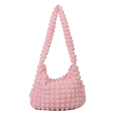 Nylon τσάντα ώμου για γυναίκες με πλισέ φυσαλίδες Cloud bag Quilted tote Cross Body τσάντα Γυναικεία τσάντα χειρός Πορτοφόλι Messenger Τσάντα αγορών