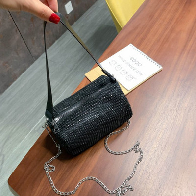 2023 Nove male torbice na rame Bling Diamonds Print Ženska četvrtasta Clutch torbica Večernja torbica preko ramena Ženska Clutch torbica za večeru