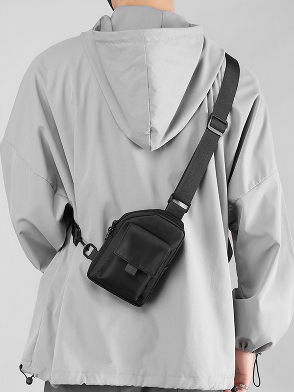 Modna muška torba na prsima Muška torba na rame Oxford luksuzna muška torba preko ramena za muškarce 2023 Nove ležerne putne male torbe za telefon