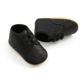Нови бебешки обувки Кожени обувки за рокля Обувки за момче Момиченце Обувки с гумена подметка Противохлъзгащи се деца Първи проходилки Обувки за новородени Мокасини