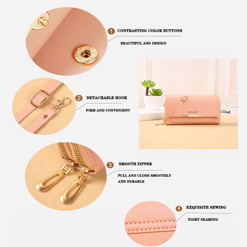 Buylor Nova ženska ručna torba Modna torba za mobilni telefon Ženski novčanik Pu kožne Clutch torbe Torbe velikog kapaciteta Torbica za novčiće