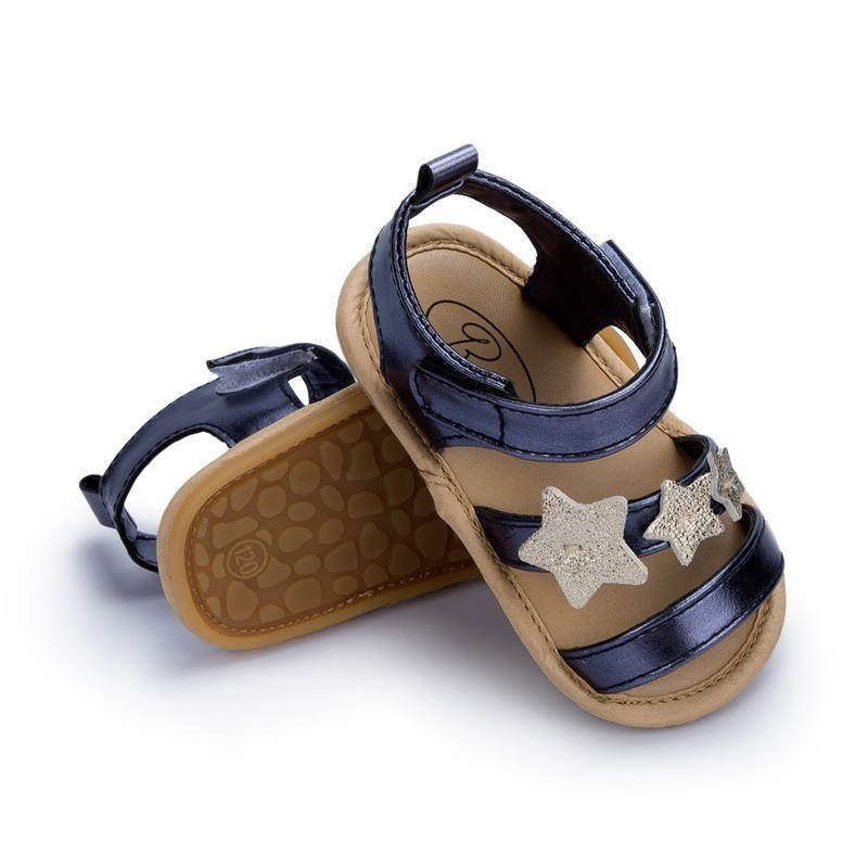 Νέα βρεφικά σανδάλια Summer Star Outdoor Shoes Ruber Flat Άνετα, αντιολισθητικά, μαλακή σόλα Baby girl Shoes Toddler First Walkers
