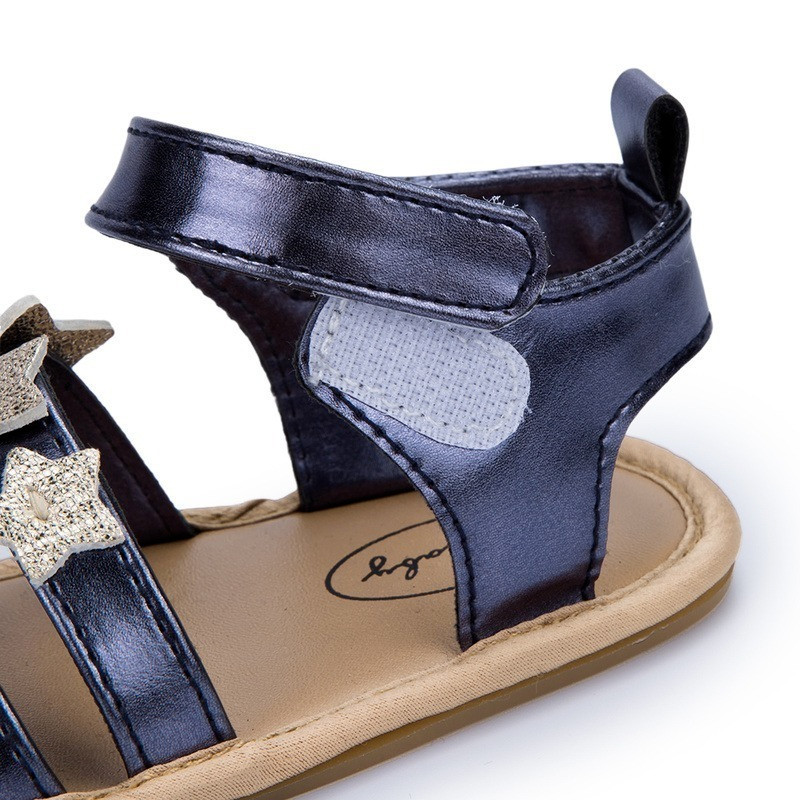 Νέα βρεφικά σανδάλια Summer Star Outdoor Shoes Ruber Flat Άνετα, αντιολισθητικά, μαλακή σόλα Baby girl Shoes Toddler First Walkers