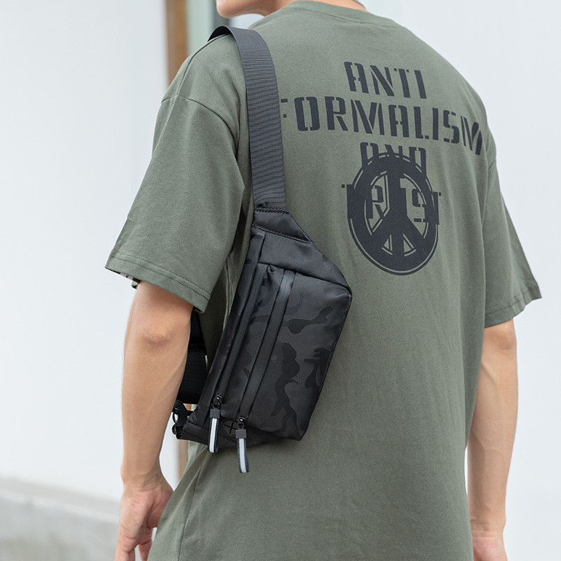 Muška torba na prsima Sling Crossbody Pack Muška torbica za remen Sportska muška torbica Ležerna putna torba za telefon