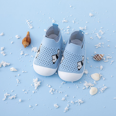 Primăvară Vară Nou Bebeluș First Walker Pantofi pentru bebeluși din plasă respirabilă Cu fund moale Copii Fete Băieți Pantofi casual cu slip-On