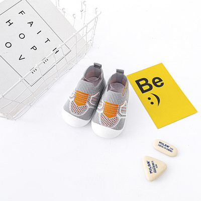 Primăvară Vară Nou Bebeluș First Walker Pantofi pentru bebeluși din plasă respirabilă Cu fund moale Copii Fete Băieți Pantofi casual cu slip-On