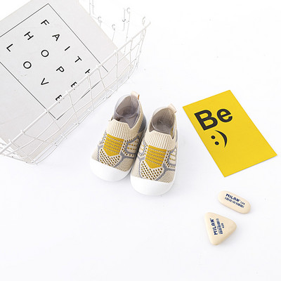 Primăvară Vară Nou Bebeluș First Walker Pantofi pentru bebeluși din plasă respirabilă Cu fund moale Copii Fete Băieți Pantofi casual cu slip-On