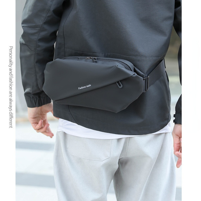 Denná taška cez rameno, pevná náprsná taška, pánska taška, diagonálna taška na mobilný telefón, trendová malá ležérna taška cez rameno, športová taška na vonkajšie použitie