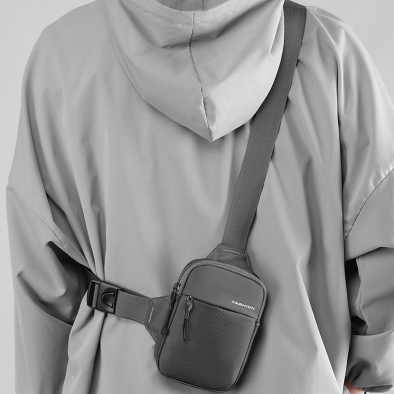 Meeste rinnakott veekindel reisi väike seljakott pendeldamiseks üks õlakott Sile tõmblukk suure mahutavusega meeste põikkott