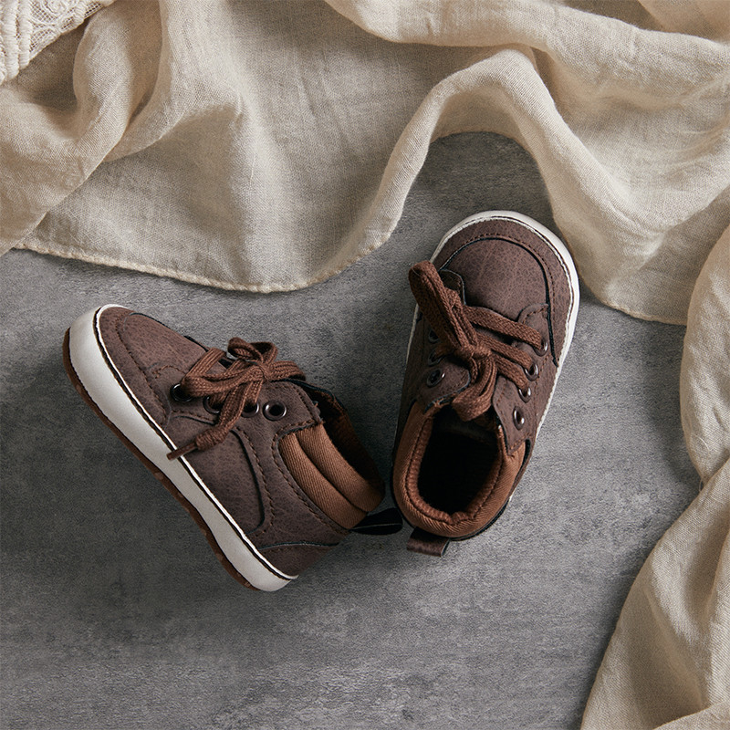 EWODOS 0-18M Kūdikių kūdikių minkštais padais Laisvalaikio batai berniukams Mergaitėms Medvilniniai Neslystantys rudens/žiemos šilti sportbačiai kūdikiams prieš vaikščiojimą