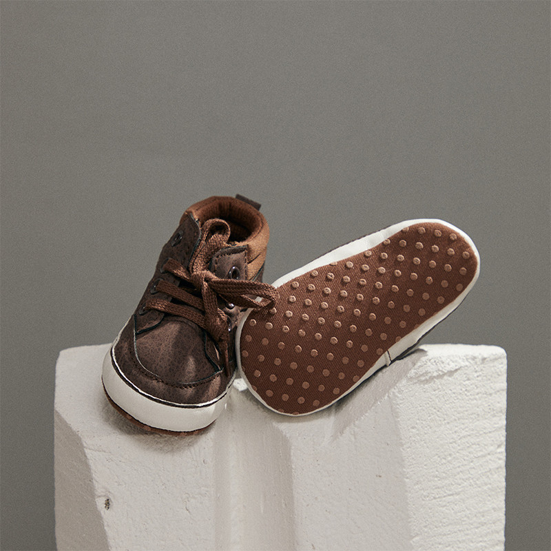 EWODOS 0-18M Kūdikių kūdikių minkštais padais Laisvalaikio batai berniukams Mergaitėms Medvilniniai Neslystantys rudens/žiemos šilti sportbačiai kūdikiams prieš vaikščiojimą