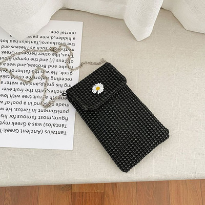 Υψηλής ποιότητας απλή PU δερμάτινη τσάντα ώμου τηλεφώνου Μονόχρωμη τσάντα μικρού νομίσματος Casual τσάντες χιαστί για γυναίκες γυναίκες