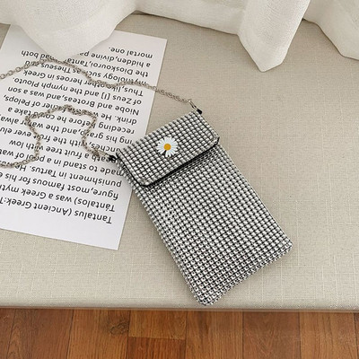 Υψηλής ποιότητας απλή PU δερμάτινη τσάντα ώμου τηλεφώνου Μονόχρωμη τσάντα μικρού νομίσματος Casual τσάντες χιαστί για γυναίκες γυναίκες