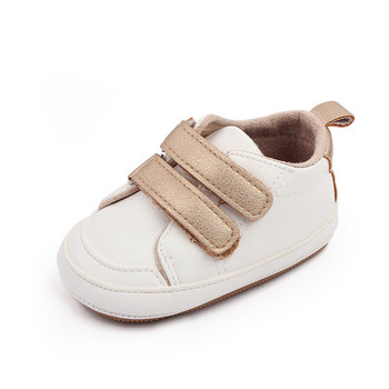 Твърда гумена подметка First Walker Anti-Slip Бебешки обувки за новородени бебета Момчета Момичета Бебешки бебета за сезона Спортни обувки Prewalker