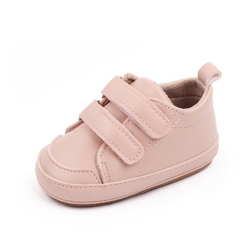 Твърда гумена подметка First Walker Anti-Slip Бебешки обувки за новородени бебета Момчета Момичета Бебешки бебета за сезона Спортни обувки Prewalker