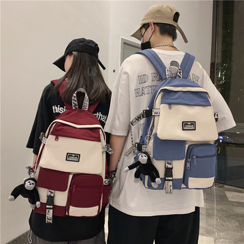 Κορεατική σχολική τσάντα γυναικεία μαθητική σακίδιο πλάτης μεγάλης χωρητικότητας τσάντα πλάτης μόδας αγόρι τσάντα υπολογιστή γυναικεία σχολική σχολική τσάντα πλάτης