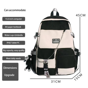 Κορεατική σχολική τσάντα γυναικεία μαθητική σακίδιο πλάτης μεγάλης χωρητικότητας τσάντα πλάτης μόδας αγόρι τσάντα υπολογιστή γυναικεία σχολική σχολική τσάντα πλάτης