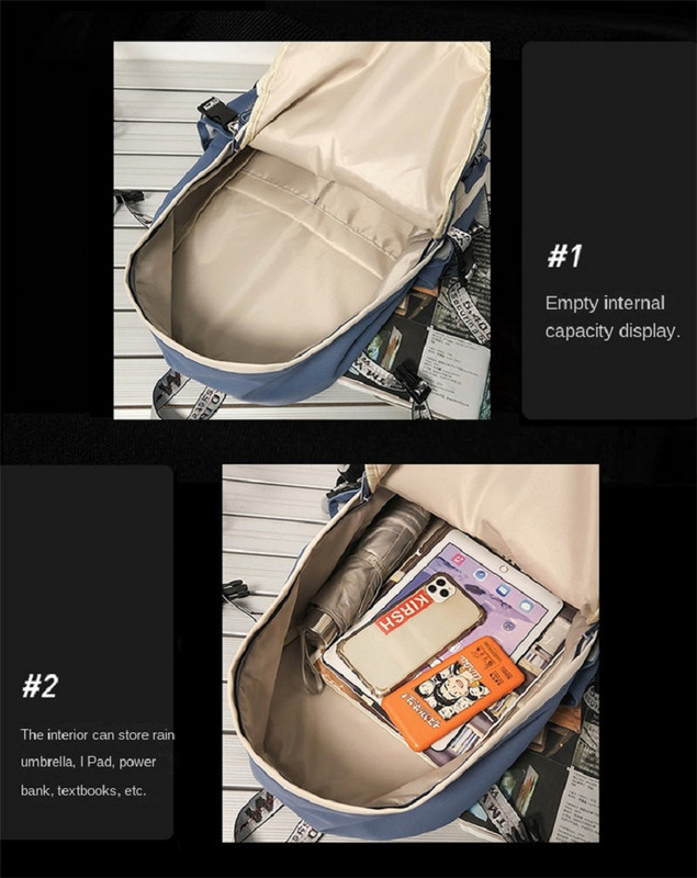 Koreai iskolatáska diáklány hátizsák nagy kapacitású divat fiú hátizsák számítógépes táska női iskolai hátizsák iskolatáska
