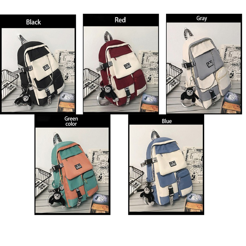 Koreai iskolatáska diáklány hátizsák nagy kapacitású divat fiú hátizsák számítógépes táska női iskolai hátizsák iskolatáska