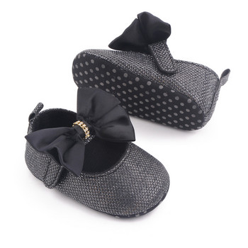 Нови модни обувки за момиченце, розови, блестящи, кристални, новородени обувки за бебета, малки обувки Mary Jane, обувки за 1 година, подарък за християнска кукла