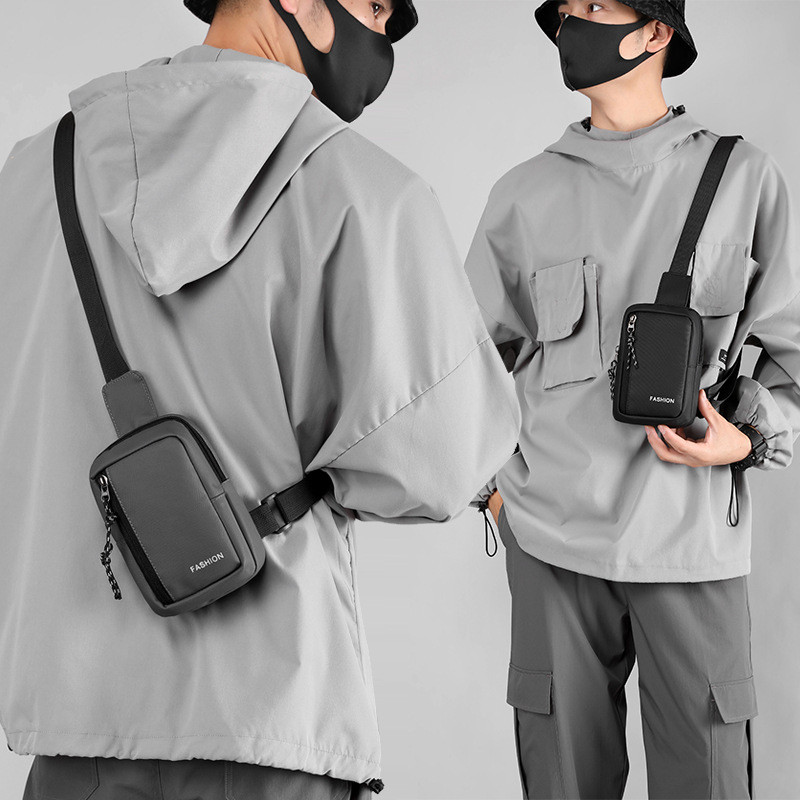 Férfi Oxford melltáskák Alkalmi mini Crossbody táska kicsi férfi válltáska Férfi átlós kis hátizsák Messenger telefon derékcsomag