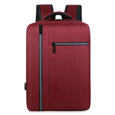 Muški ruksak s USB torbom za punjenje Vodootporni ruksak od Oxford tkanine Muški ruksak za poslovna putovanja Dizajn reflektirajuće trake