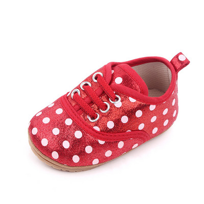 Cipele za novorođenčad Prugasta PU koža Cipele za dječake i djevojčice Dječji gumeni potplat Protuklizni prvi hodači Mokasine za malu djecu cipele za malu djecu