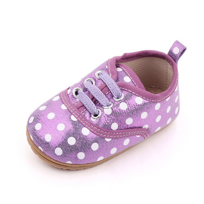 Cipele za novorođenčad Prugasta PU koža Cipele za dječake i djevojčice Dječji gumeni potplat Protuklizni prvi hodači Mokasine za malu djecu cipele za malu djecu