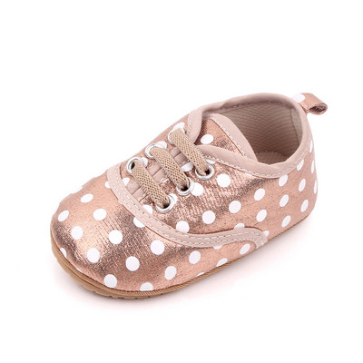 Cipele za novorođenčad Prugasta PU koža Cipele za dječake i djevojčice Dječji gumeni potplat Protuklizni prvi hodači Mokasine za malu djecu cipele za malu djecu