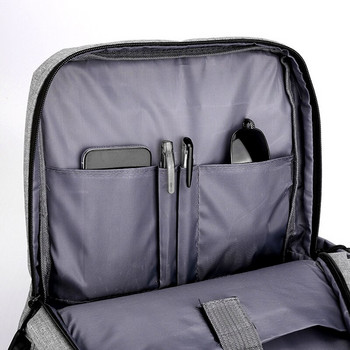 Бизнес раница за лаптоп с голям капацитет, многофункционална USB зареждане, водоустойчива фолио, чанта, ежедневна чанта през рамо за мъже