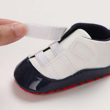 Бебешки обувки за момчета Маратонки с мека подметка за бебета и момиченца First Walker Newborn Ежедневни класически спортни обувки Детско креватче Toddler Prewalker 0-18M