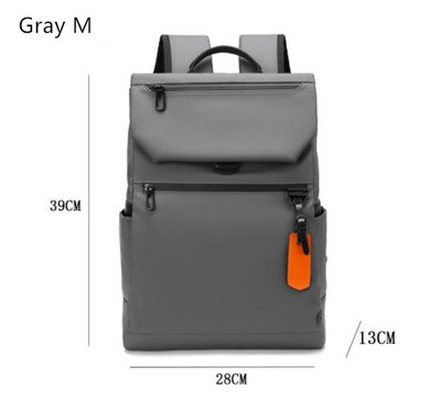 Vysokokvalitný vodotesný pánsky batoh na notebook, módny značkový dizajnérsky čierny batoh pre obchodných ľudí, mestský batoh s nabíjaním cez USB