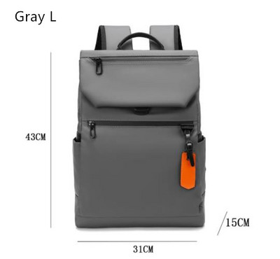 Vysokokvalitný vodotesný pánsky batoh na notebook, módny značkový dizajnérsky čierny batoh pre obchodných ľudí, mestský batoh s nabíjaním cez USB