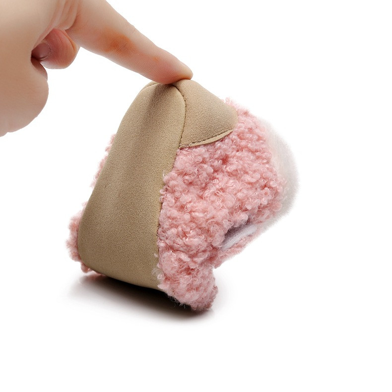 Cipele za bebe Zimske cipele za dojenčad Čisti pamuk za malu djecu Novorođenčad do 24 mjeseca Ležerne tople mekane đonove Čizmice za snijeg za malu djecu Cipele za puzanje