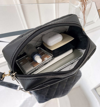 Ново пристигане през 2023 г. Модна дамска малка чанта през рамо PU чанта с цип Дамска чанта Лятна дамска чанта за през рамо