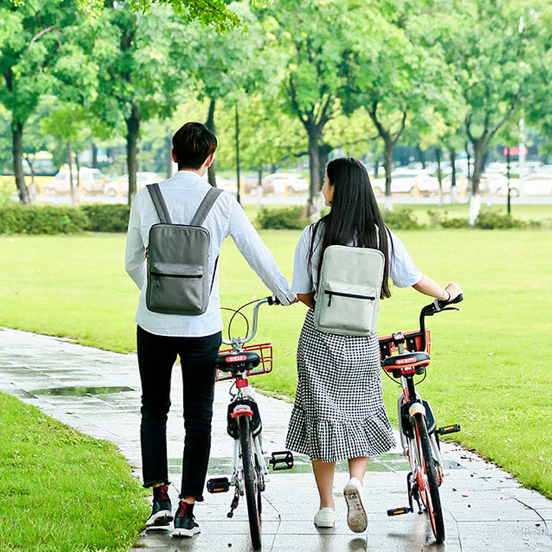 DIENQI novi ultratanki ruksak za prijenosno računalo za 14" 15.6" prijenosna muška torba Višenamjenska ženska muška radna torba Vodootporna tanka torba za računalo