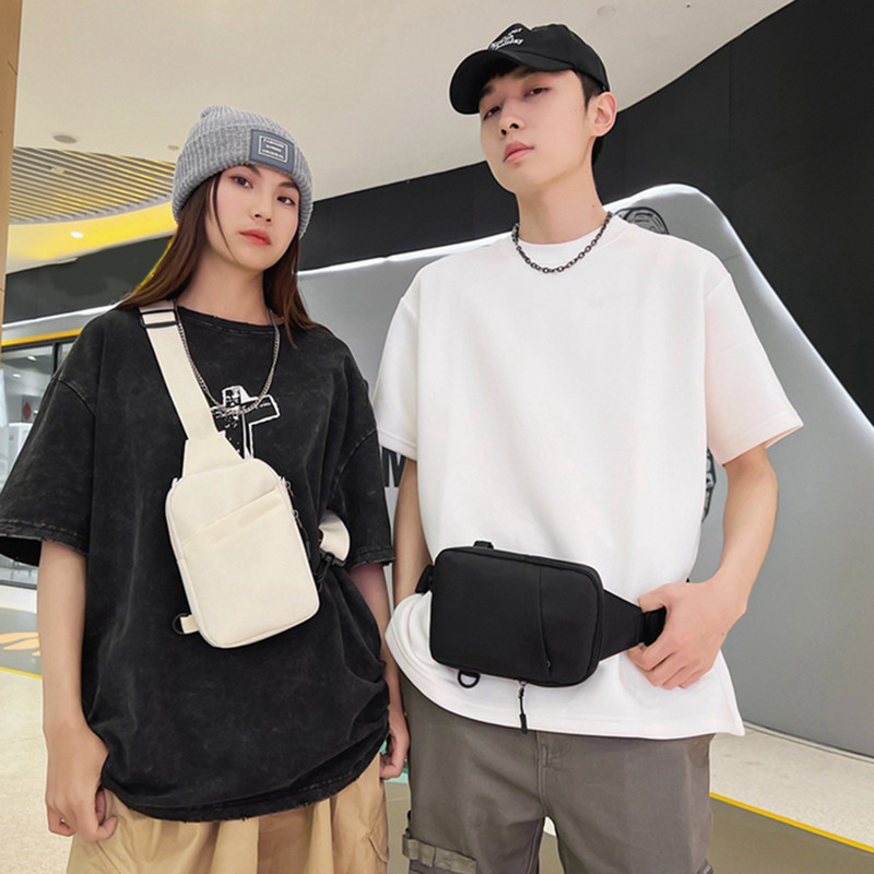 Meeste rihmakott Meeste rinnakott naistele Crossbody kott meestele Moto Biker õlakotid Must vöökott Fanny Pack 2023 Uus