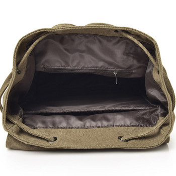 Нова висококачествена платнена мъжка раница Голяма ученическа чанта през рамо Раница за момчета Пътнически модни къмпинг чанти Модни прости чанти