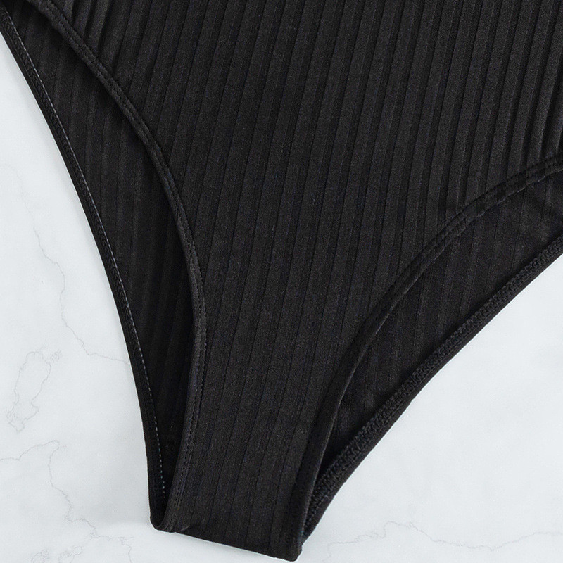 Luxusné plavky s kamienkami 2023, dámske, s vyklenutým strihom, s rebrovaným bruškom, jednodielne plavky, plážové monokini