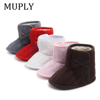 Супер поддържат топлина Snowfield Booties Бебешки зимни ботуши Бебешки бебета за новородени Сладки обувки Бебешки момичета Момчета Първи проходилки