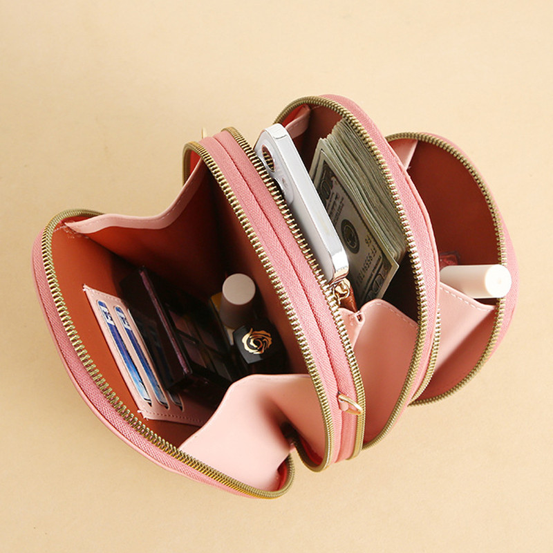 Naiste õlakott Väike Crossbody kott PU naiste suur mobiiltelefoni kott Naiste käekott Kingitus